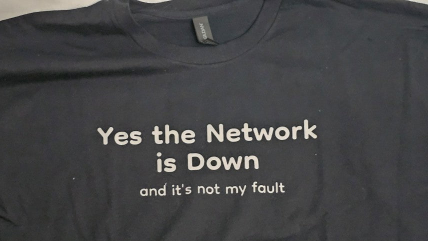 Yes, the network is down Tee